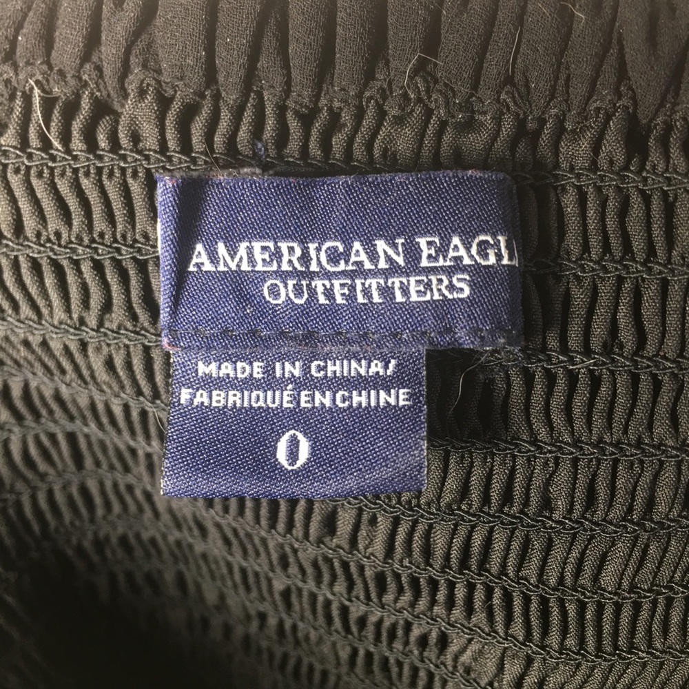 American Eagle Bustier Ruffle LBD - Picture 6 of 7